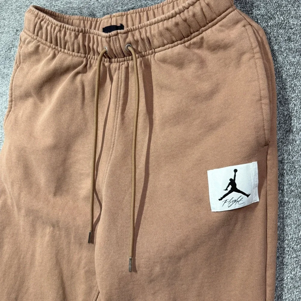 Jordan Flight Essentials Sweatpants Clay Brown Mens Medium Joggers